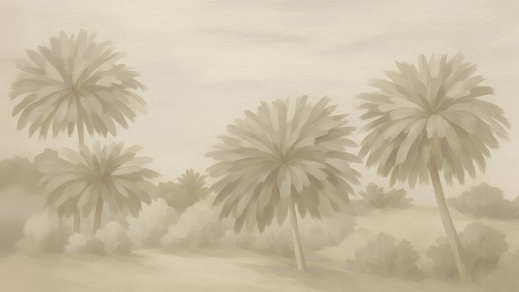 Group of palm trees Group of palm trees