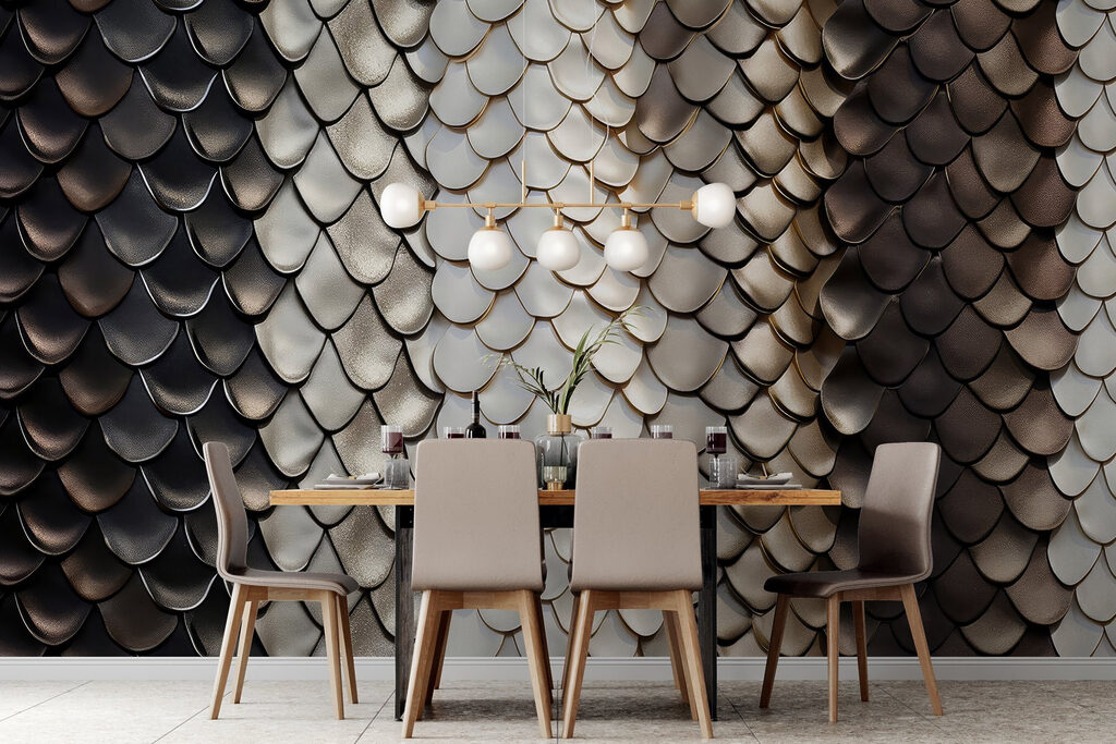 Textured patterns in neutral hues Textured patterns in neutral hues