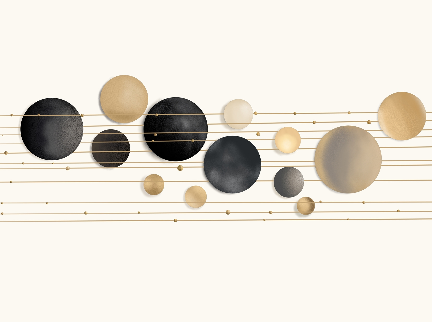 Group of circles and lines Group of circles and lines