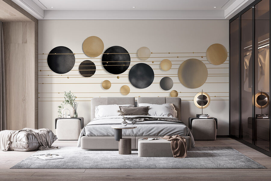 Group of circles and lines Group of circles and lines