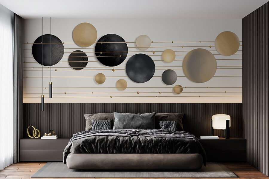 Group of circles and lines Group of circles and lines