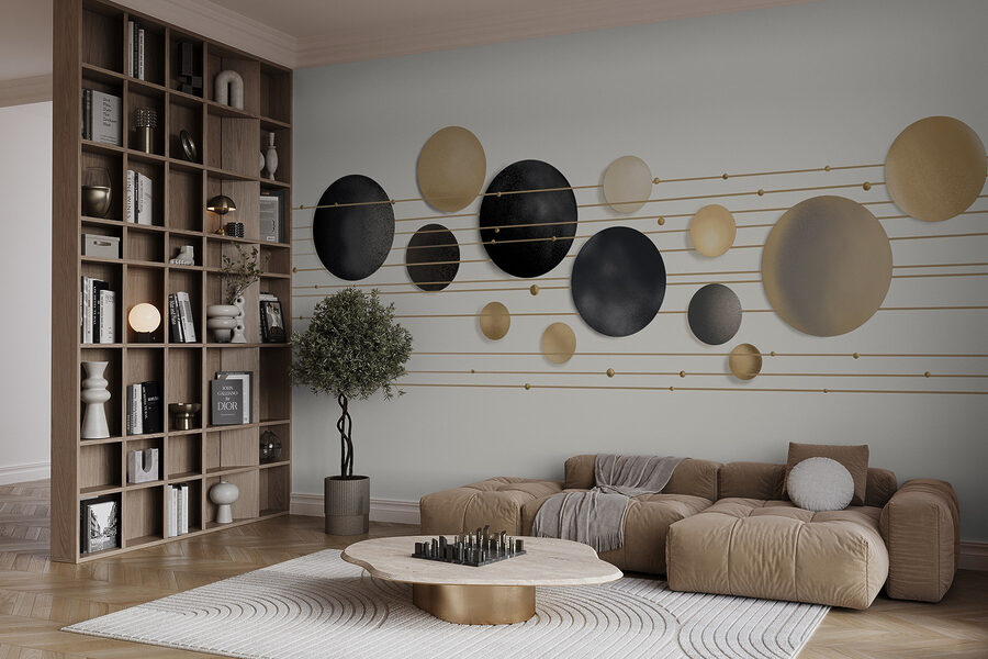 Group of circles and lines Group of circles and lines