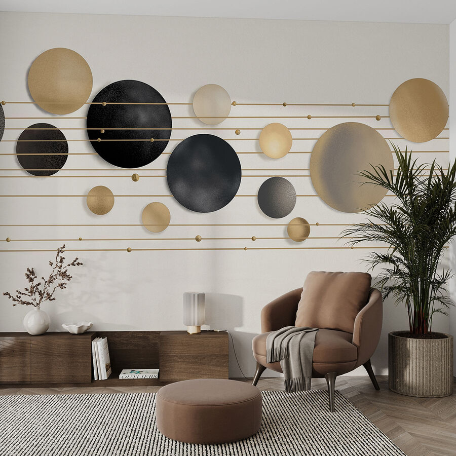 Group of circles and lines Group of circles and lines