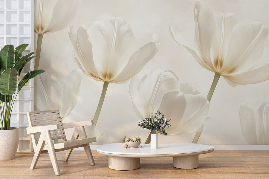 Group of white flowers