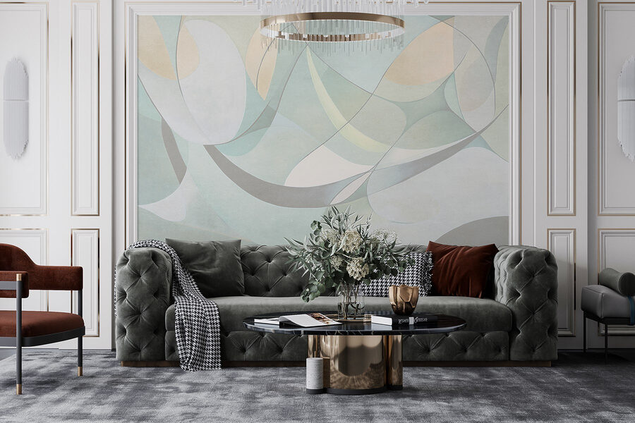 White and grey art