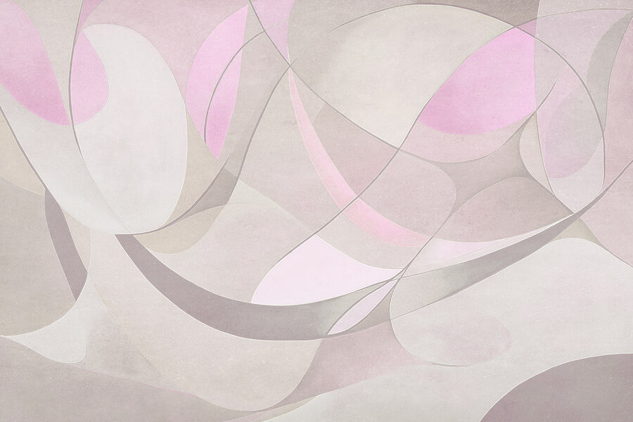 Pink and grey art