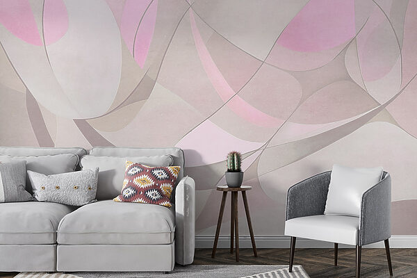 Pink and grey art Pink and grey art