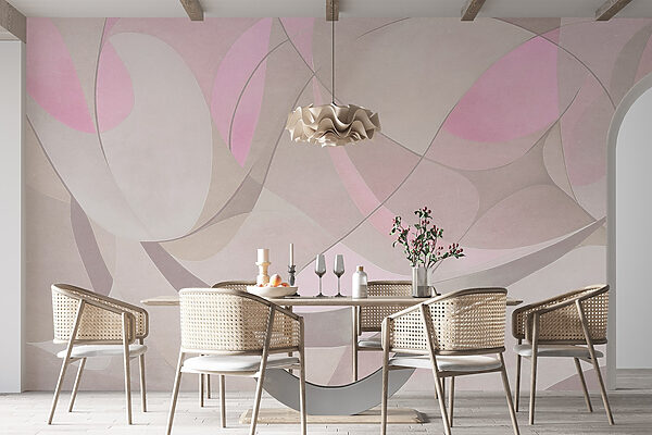 Pink and grey art Pink and grey art