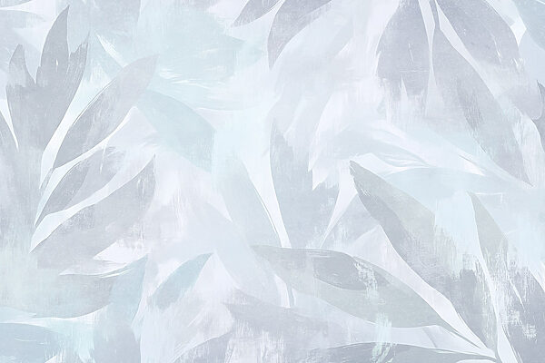 White and grey background with leaves White and grey background with leaves