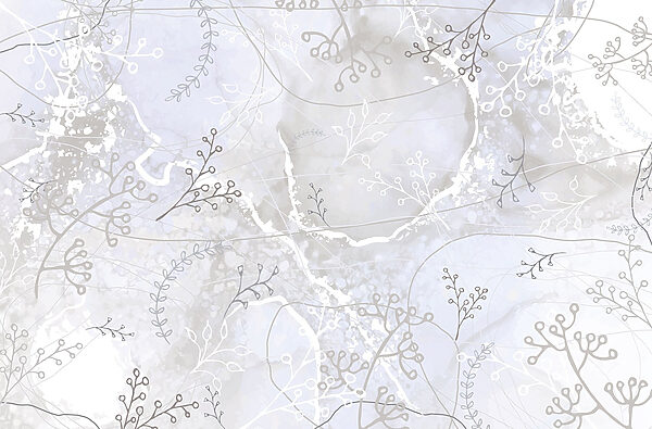 White and gray background with white and gray floral designs White and gray background with white and gray floral designs