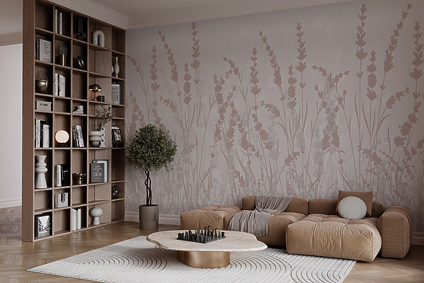 Delicate floral pattern in soft hues Delicate floral pattern in soft hues