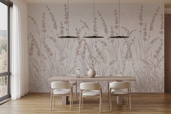 Delicate floral pattern in soft hues Delicate floral pattern in soft hues
