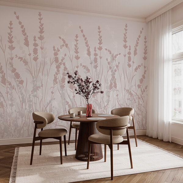 Delicate floral pattern in soft hues Delicate floral pattern in soft hues