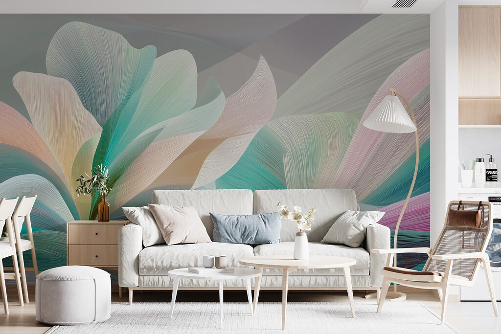 Soft hues of flowing elegance Soft hues of flowing elegance