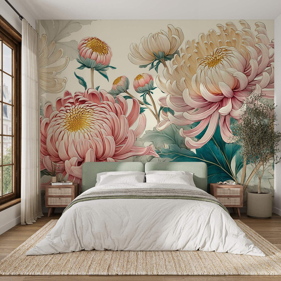 Elegant blooms in soft pastels