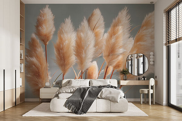 Group of fluffy plants Group of fluffy plants