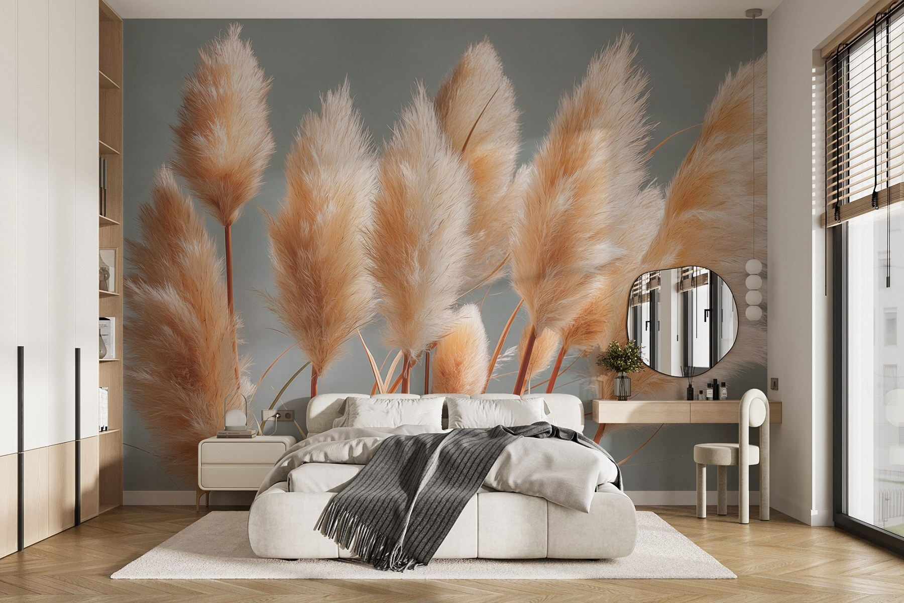 Group of fluffy plants