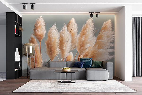 Group of fluffy plants Group of fluffy plants