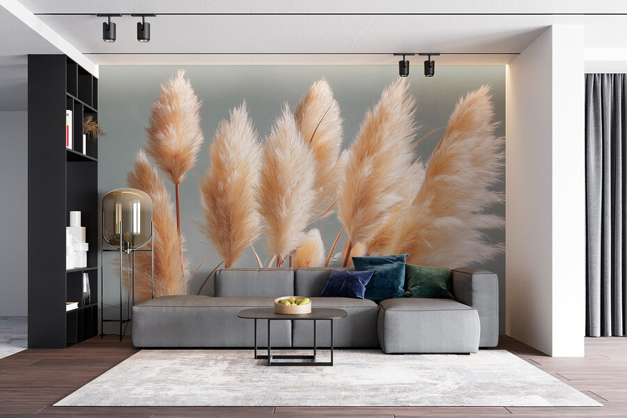Group of fluffy plants Group of fluffy plants