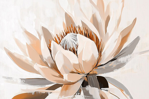 Elegant lotus in soft hues. Elegant lotus in soft hues.