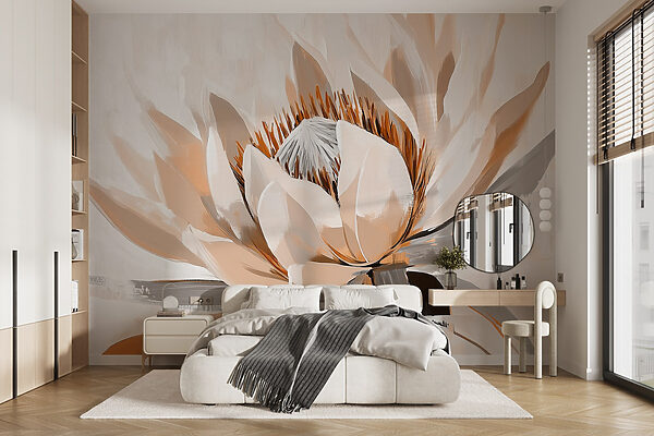Elegant lotus in soft hues. Elegant lotus in soft hues.