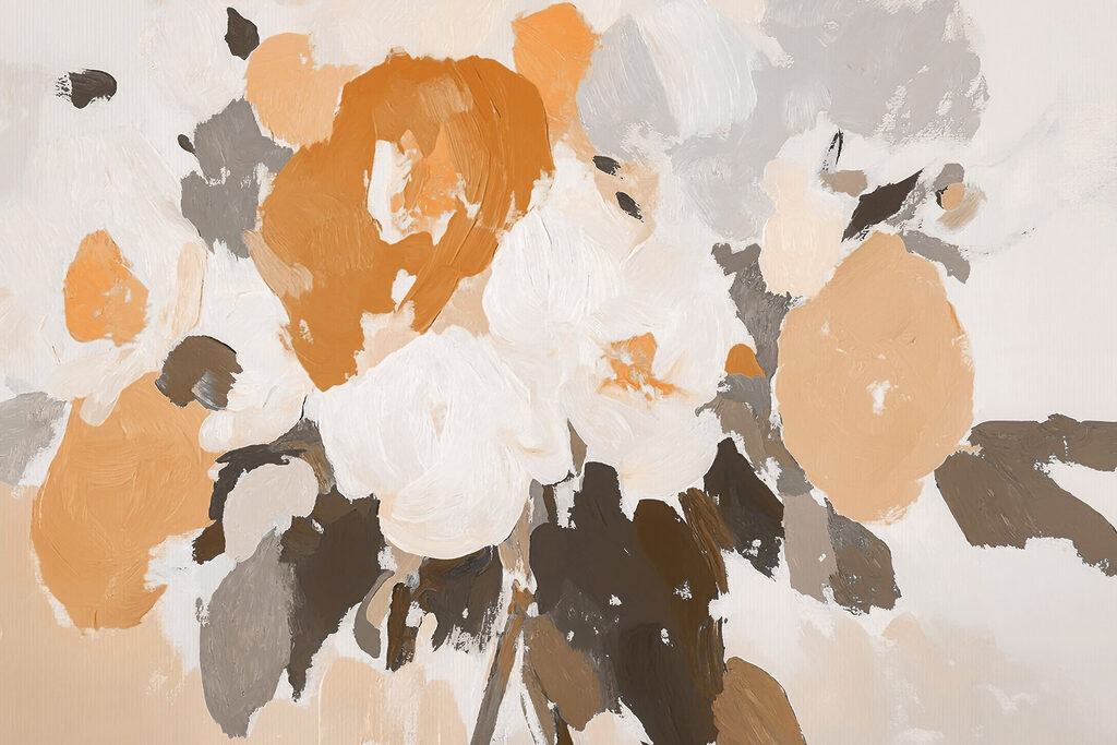 Painting of flowers with different colors Painting of flowers with different colors