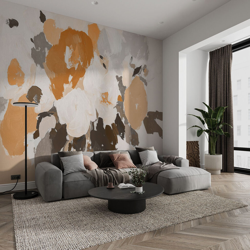 Painting of flowers with different colors Painting of flowers with different colors