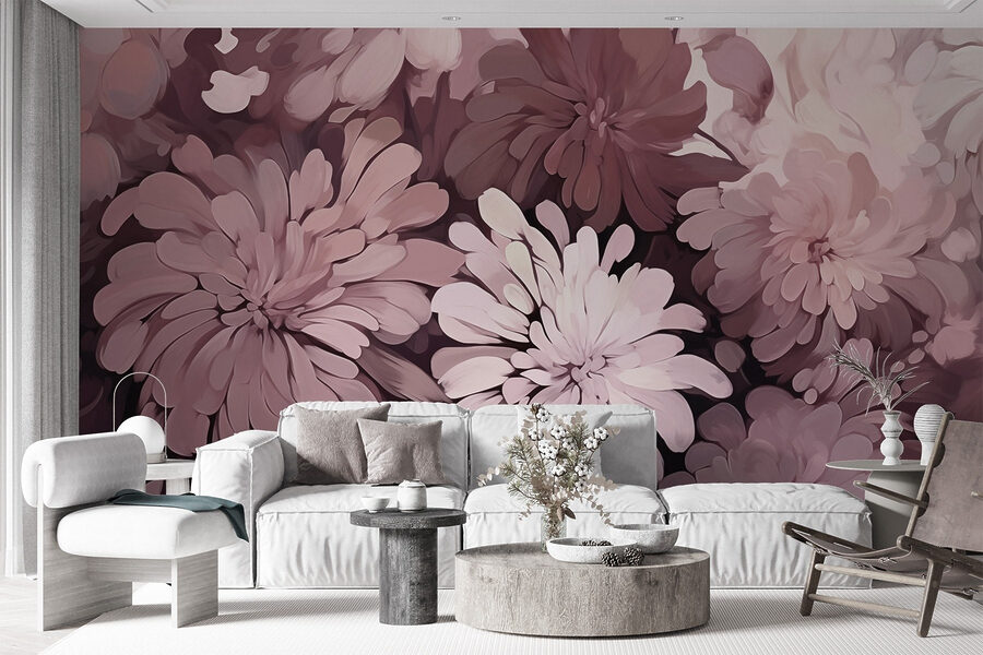 Soft petals in gentle harmony.