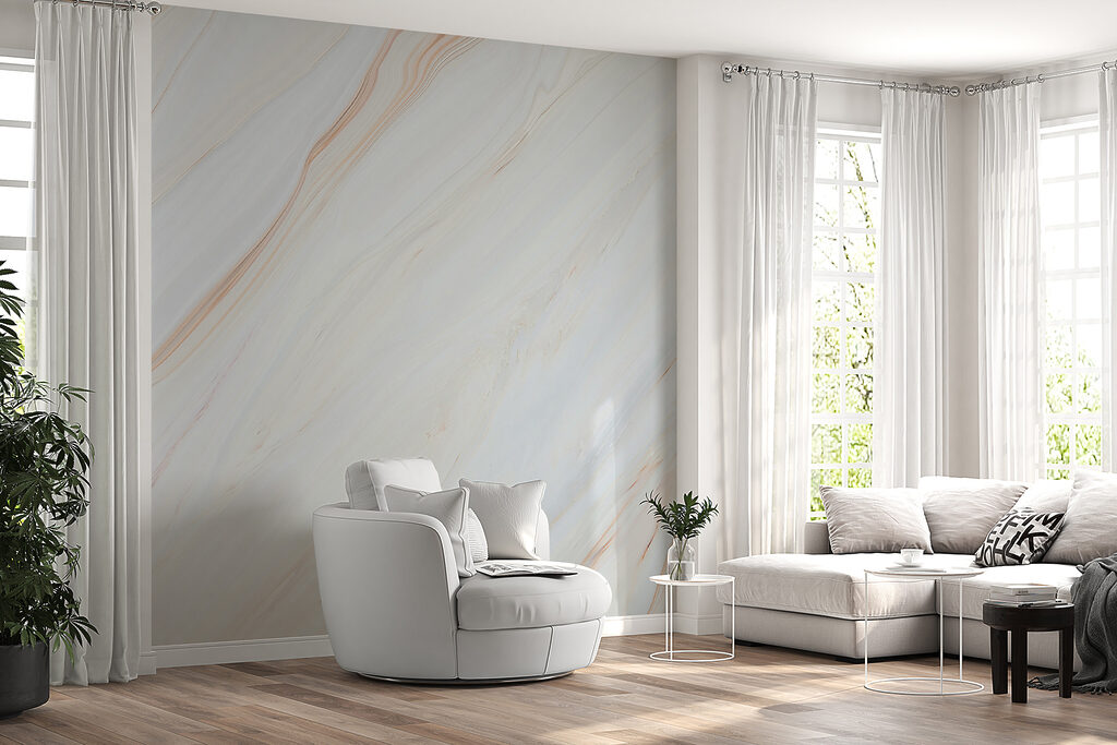 Elegant marble texture in soft hues
