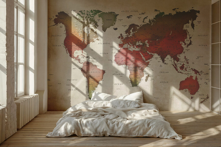 Map of the world Map of the world