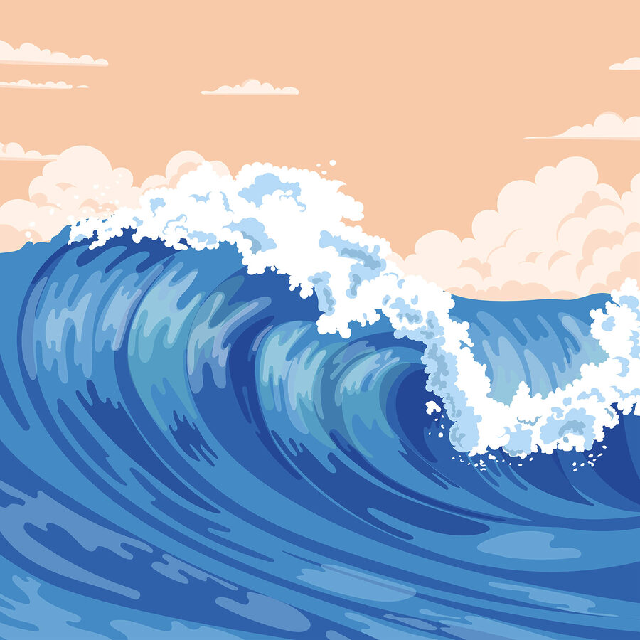 t00043p 900x900 - Large wave with foamy waves - tegory