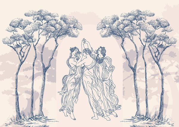 Group of people dancing under trees t00018p 600x424 - Group of people dancing under trees