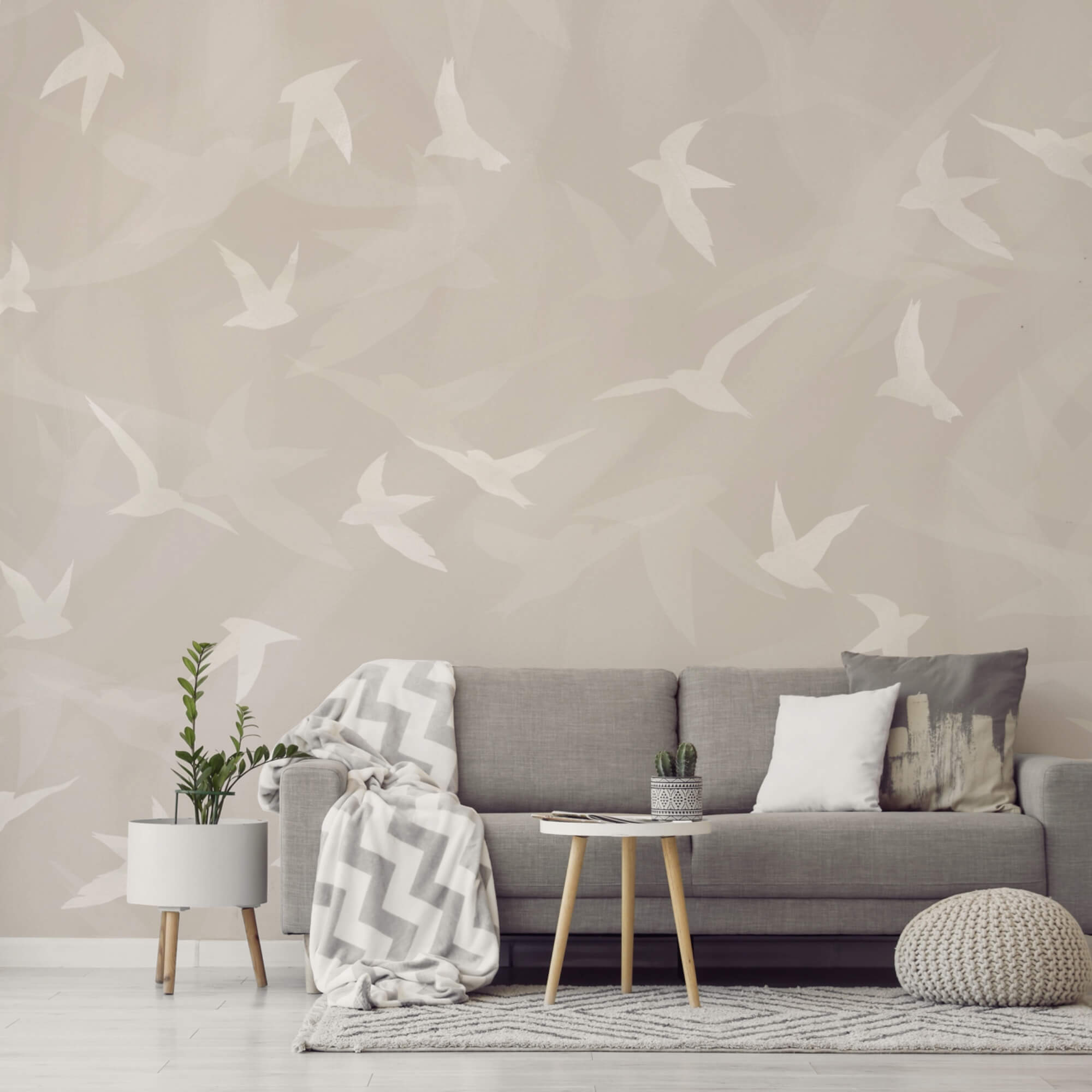 White birds flying in the air