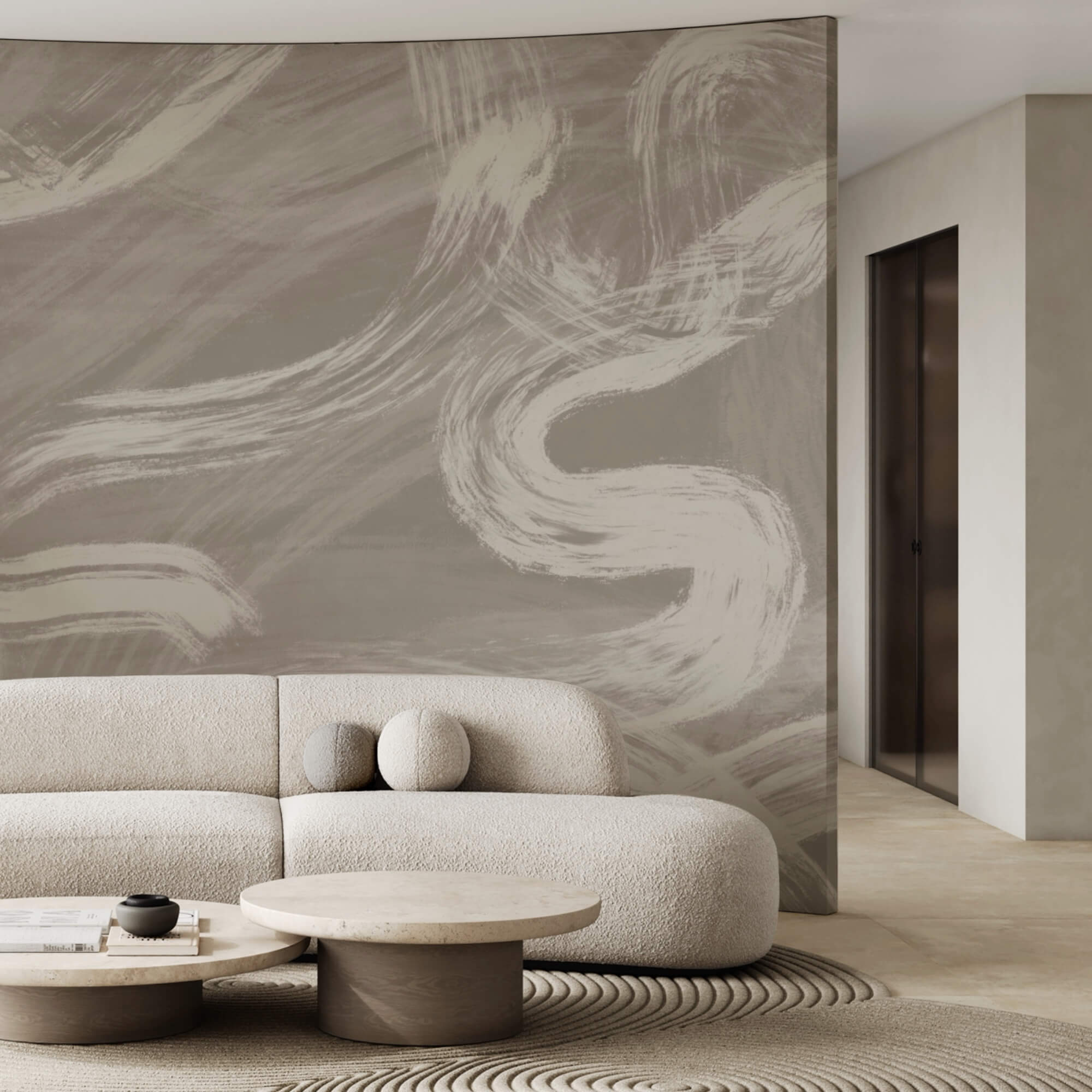 White and gray background