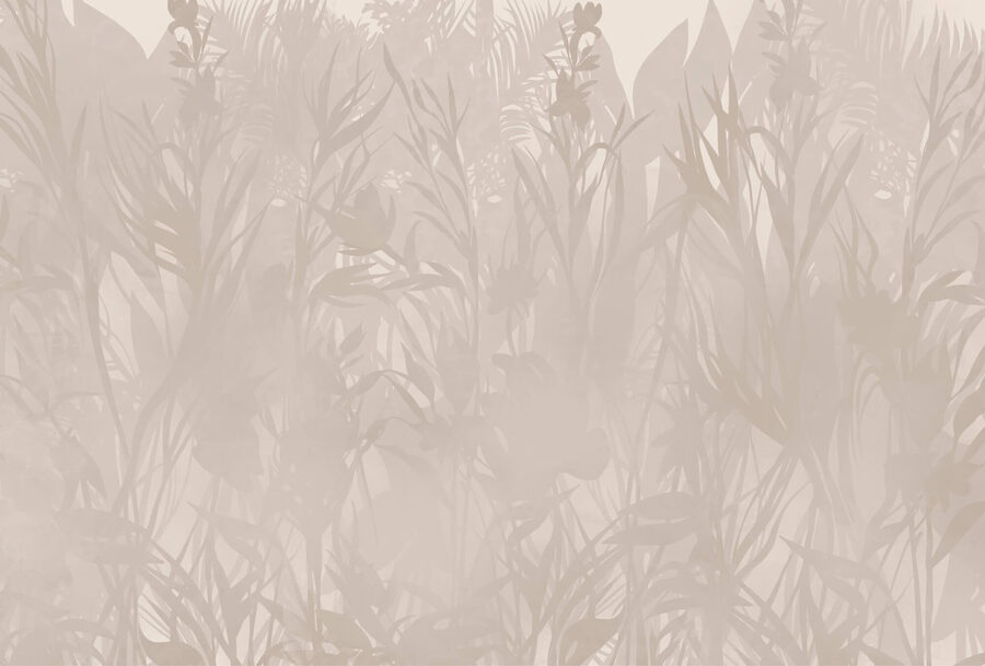 Wall murals - Subtle botanical patterns in soft tones - Image 3