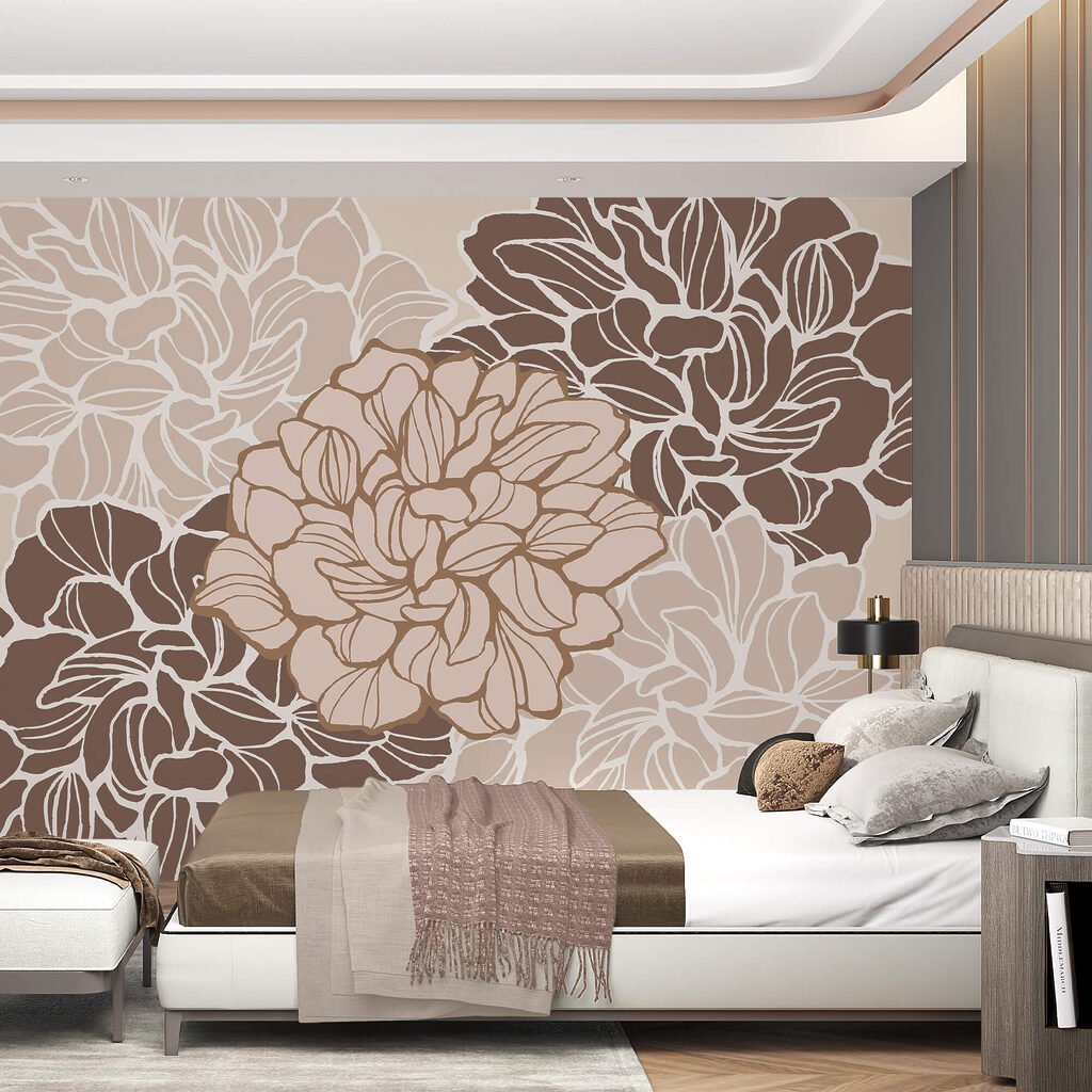 Flower with many leaves