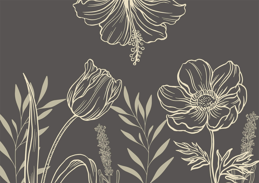 t00006p 1024x724 - Delicate floral line art design - tegory