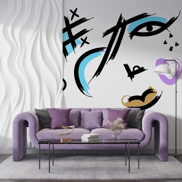 Artistic expression in vibrant strokes. Artistic expression in vibrant strokes.