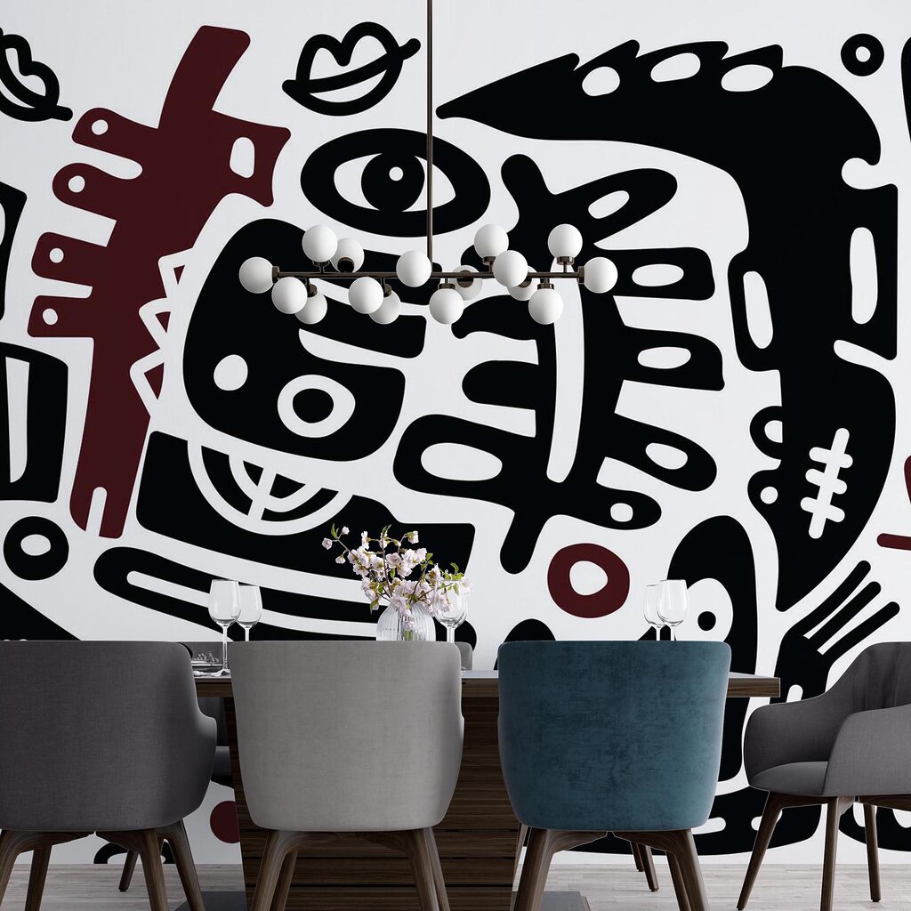 Black and white art Black and white art