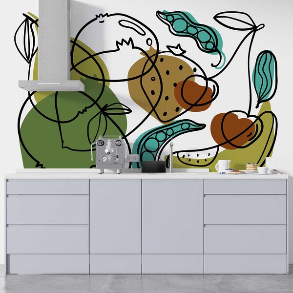 Drawing of different fruits Drawing of different fruits