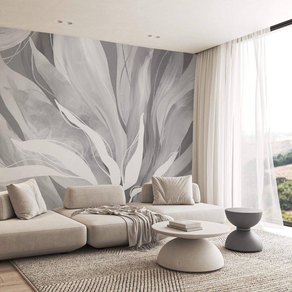 Whispers of soft, flowing shapes