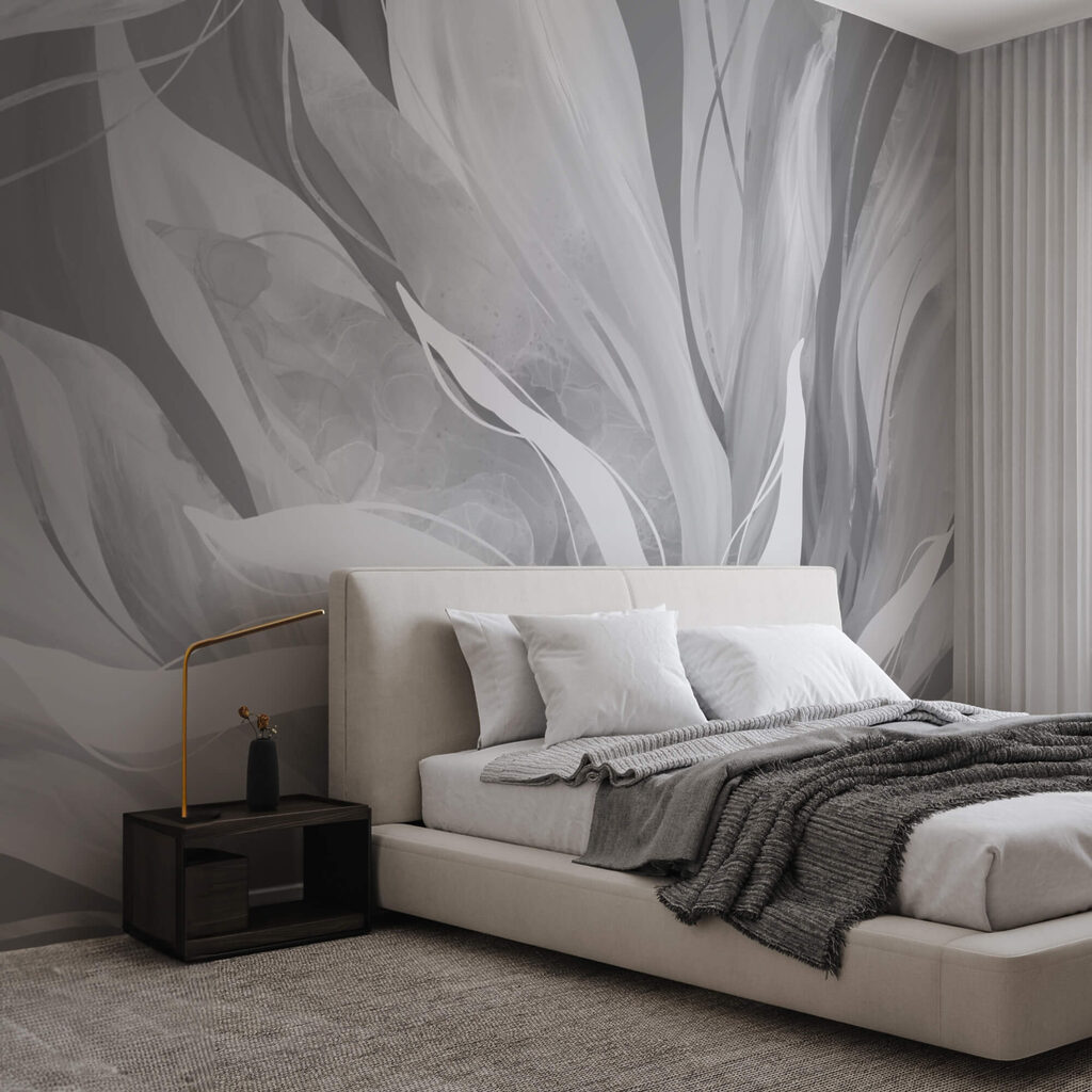 Whispers of soft, flowing shapes