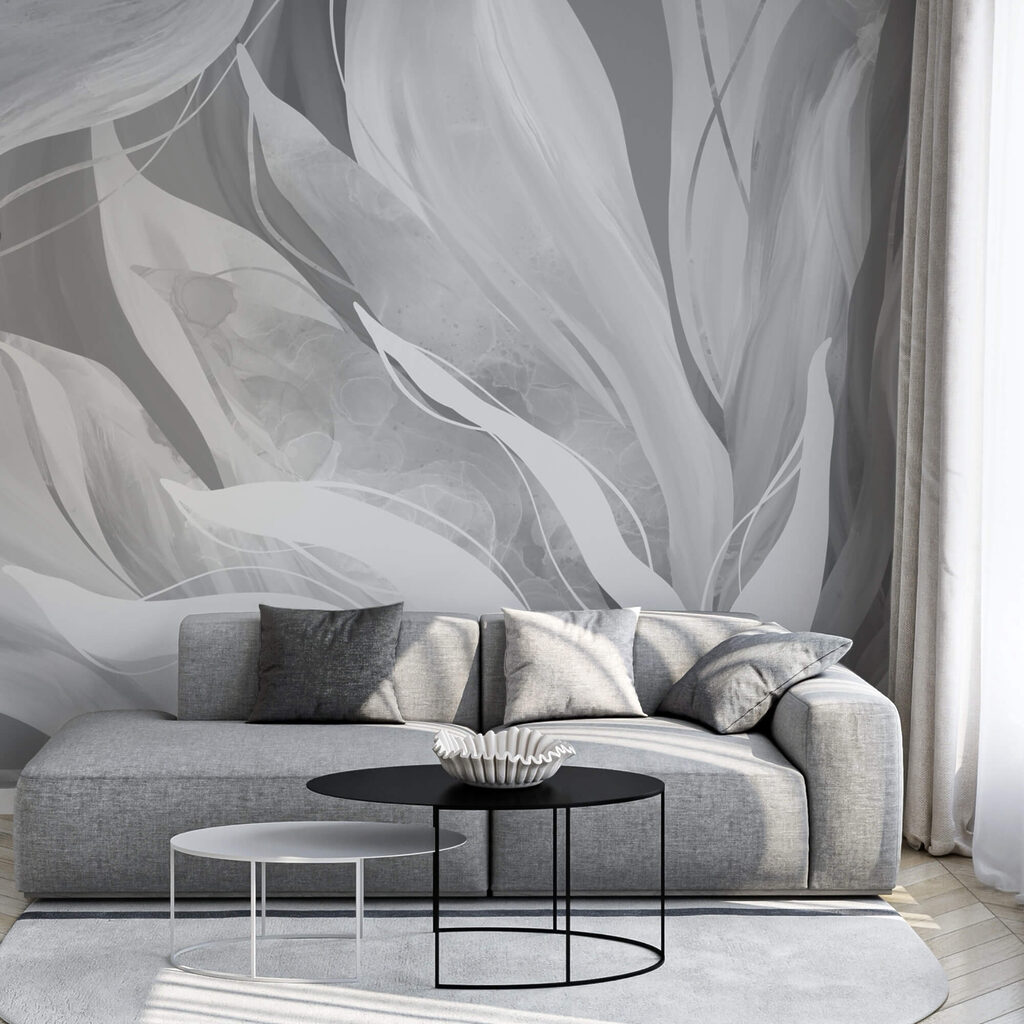 Whispers of soft, flowing shapes