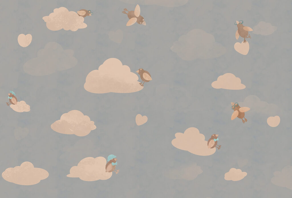 Pattern of birds flying in the sky Pattern of birds flying in the sky