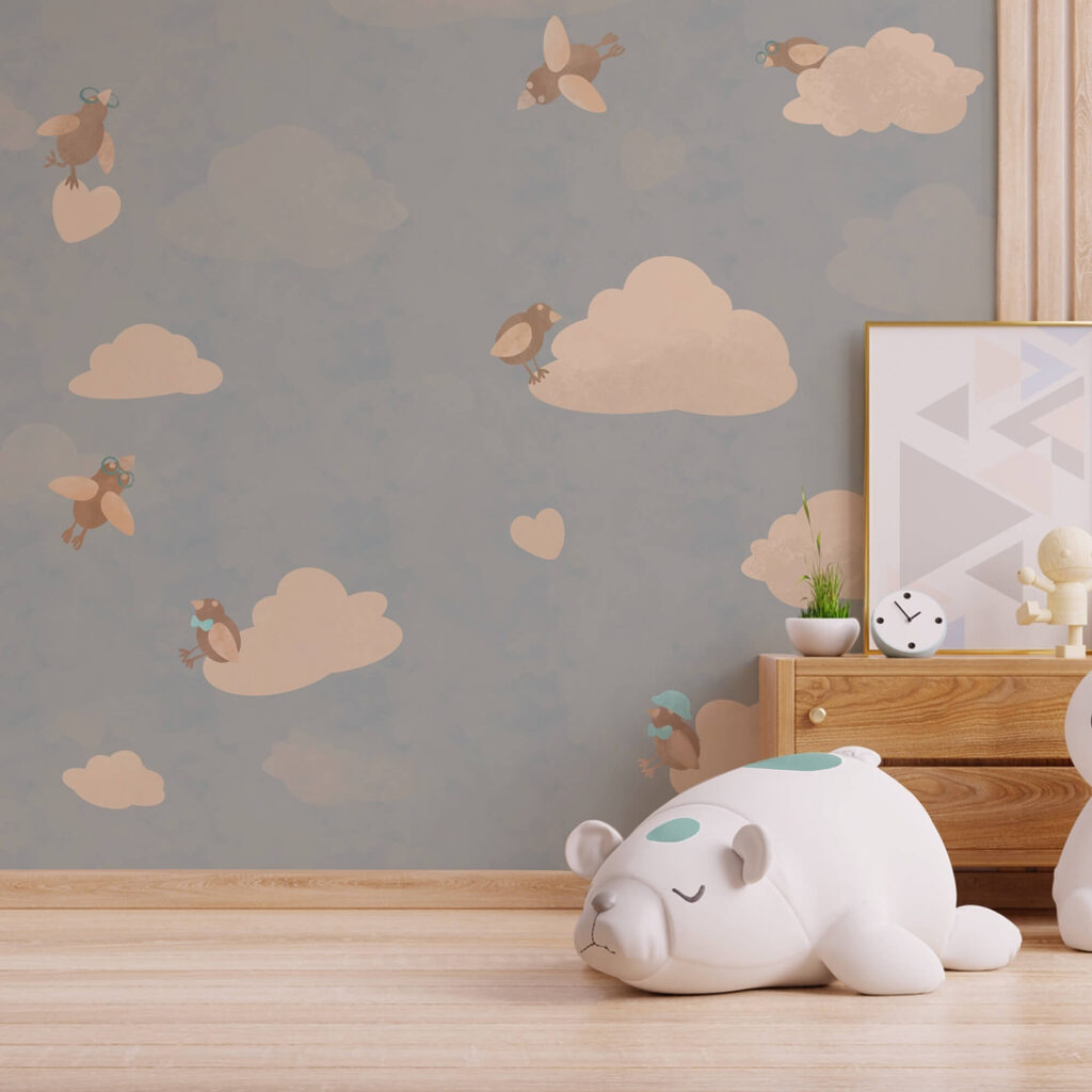 Pattern of birds flying in the sky Pattern of birds flying in the sky