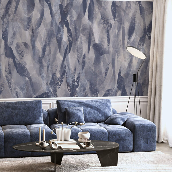 Flowing patterns in cool tones. Flowing patterns in cool tones.
