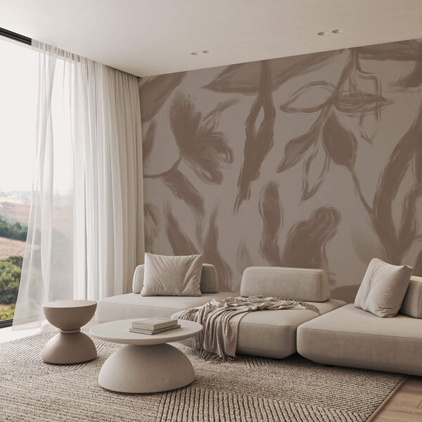 Elegant floral patterns in soft tones Elegant floral patterns in soft tones