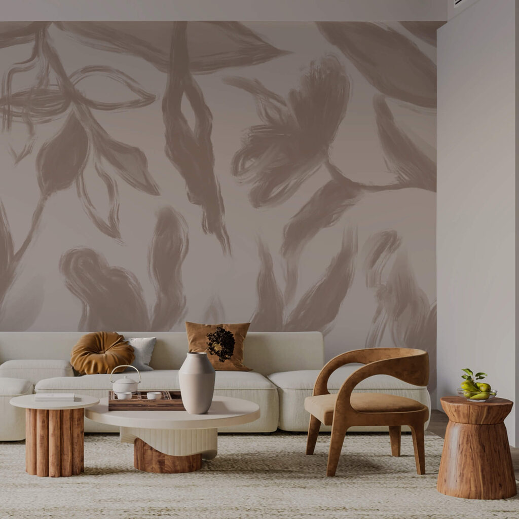 Elegant floral patterns in soft tones Elegant floral patterns in soft tones