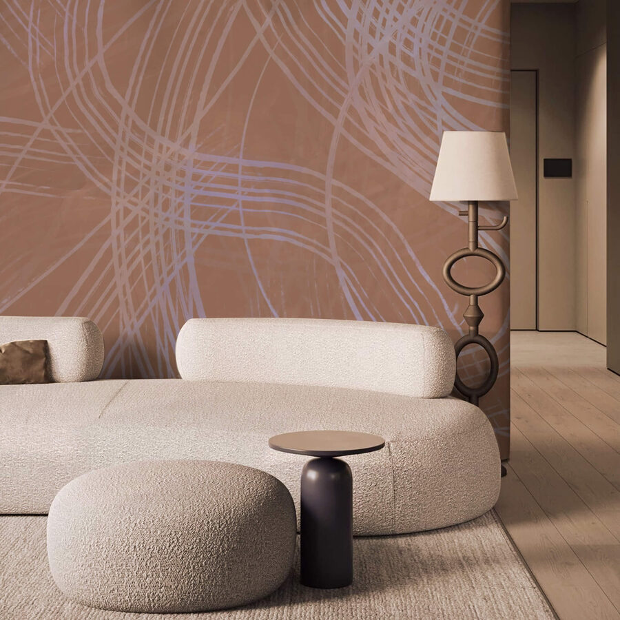Brown surface with white lines