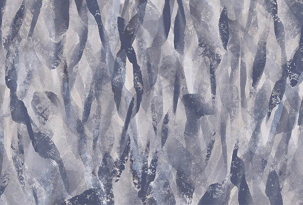 Flowing patterns in cool tones. Flowing patterns in cool tones.